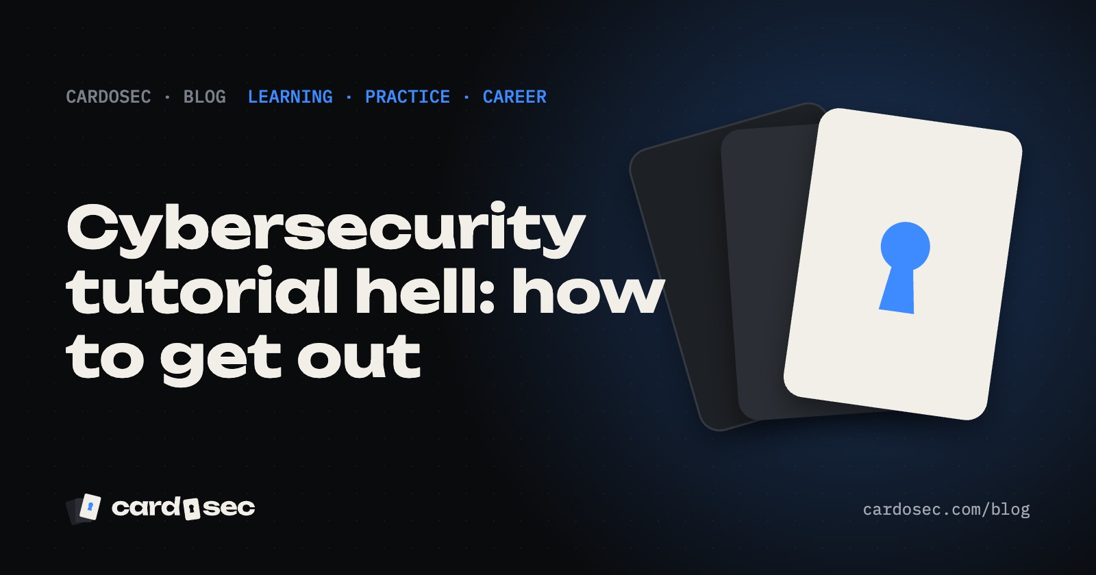 Cybersecurity tutorial hell: how to get out